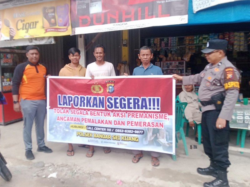 *Polsek Bandar Seikijang Kembali Laksanakan Sosialisasi Menolak Premanisme untuk Meningkatkan Keamanan dan Keselamatan Masyarakat*