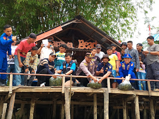 Pemuda Kreatif Membangun kampung Gelar Lomba Pecu Sampan Season 4 di Sungai Siak