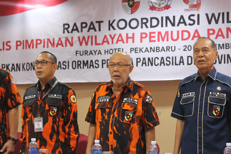 RAKORWIL MPW Pemuda Pancasila Riau Bahas Konsolidasi Organisasi Hingga Tingkat Basis
