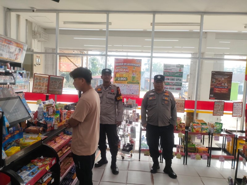 Polsek Bandar Sei Kijang Laksanakan KRYD, Patroli Rutin di Tempat Keramaian