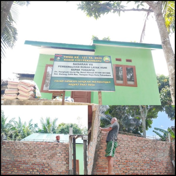 Rumah Layak Huni untuk Keluarga Almarhum Yudarfis Segera Terwujud