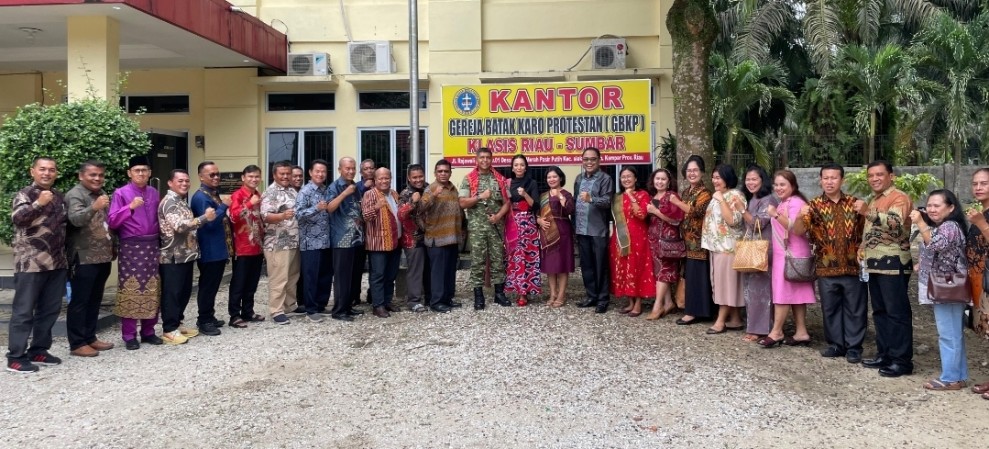 Danrem 031/WB Brigjen TNI Dr Agustatius Sitepu S.Sos.,M.Si., M.Han, Berharap Dukungan Gereja GBKP dalam Penyelesaian Permasalahan Di Kawasan Taman NasionalTesso Nilo(TNTN)