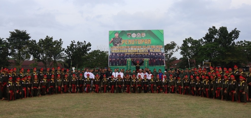 Pangdam XIX/Tuanku Tambusai Resmikan Padepokan Pencak Silat Militer dan Tutup Latkadertih Pencak Silat Militer TA 2025/2026