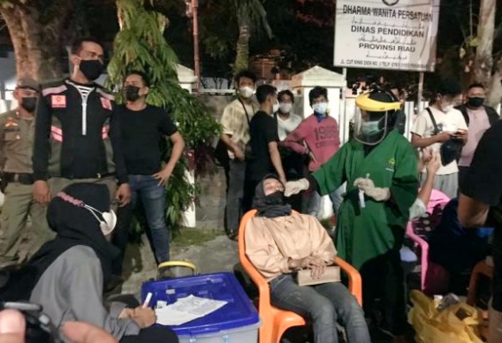 Terjaring Razia, Dua Pengunjung CE-7 Positif Covid-19