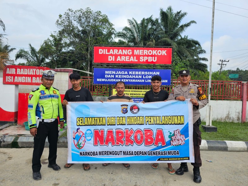 Bandar Sei Kijang Gelar Sosialisasi Anti Narkoba, Kapolsek: Cegah Sejak Dini di Lapisan Masyarakat