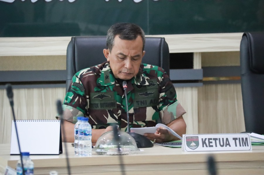 Perkuat Reformasi Birokrasi, Kodam XIX/TT Gelar Rakor Tim Penilai Internal WTRB/ZI