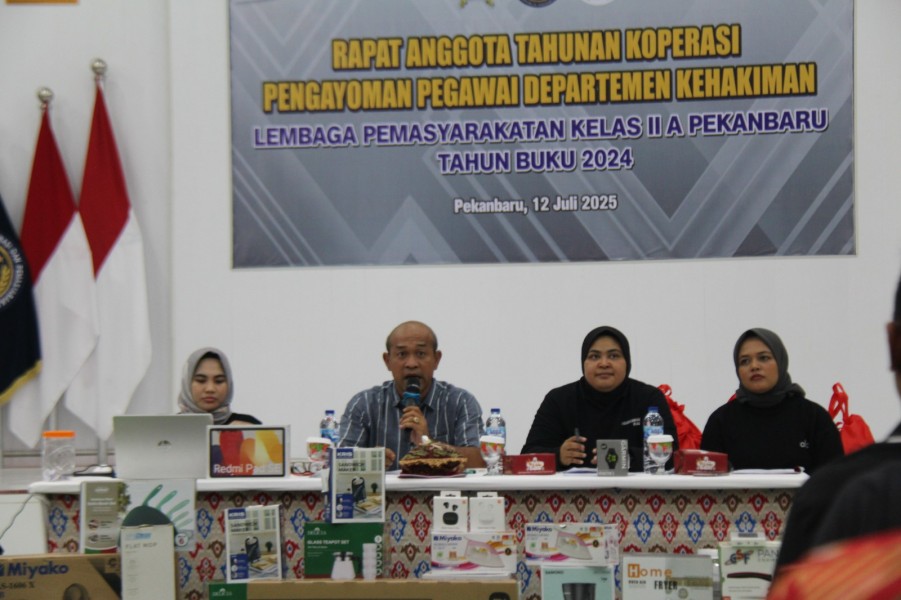 Koperasi Lapas Pekanbaru Gelar Rapat Anggota Tahunan
