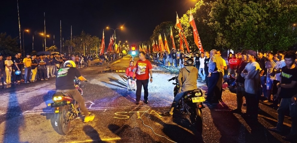 Ditlantas Polda Riau Gelar Drag Bike Session IV, Upaya Tekan Aksi Balap Liar