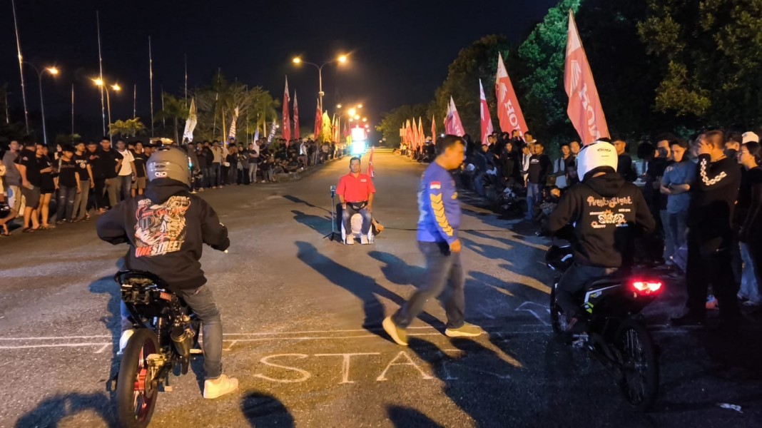 140 Pembalap Berlaga, 5.000 Penonton Padati Dragbike Sessions V Ditlantas Polda Riau
