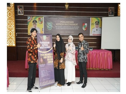 Tim UIR Dorong Bisnis Perlindungan Hak Merek pada UMKM Kota Pekanbaru