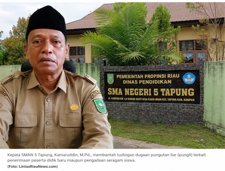 Kepsek SMAN 5 Tapung Bantah Tuduhan Pungli: Rapat Seragam Merupakan Kesepakatan Orang Tua, Tidak Ada Guru yang Mengutip Uang