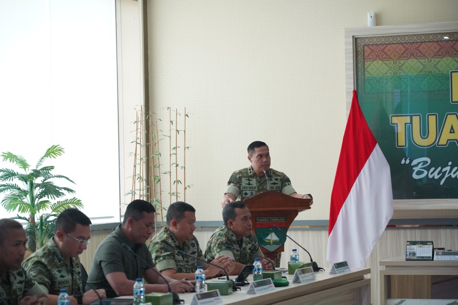 People to People Relationship Jadi Fokus, Pangdam XIX/Tuanku Tambusai Sambut Delegasi Singapore Army