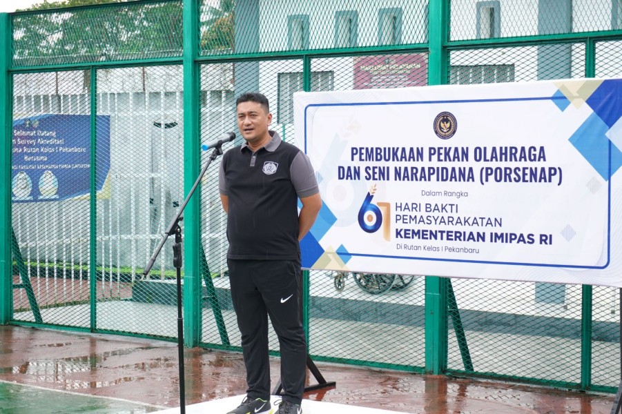 Semarak Porsenap Rutan Pekanbaru, Ajang Pembinaan Menuju Masyarakat yang Lebih Baik