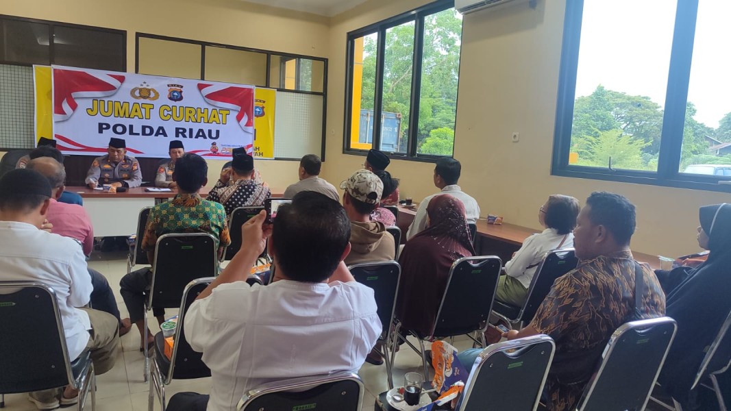 Jumat Curhat Polda Riau: Wadah Aspirasi dan Solusi Masyarakat di Wilayah Hukum Polsek Payung Sekaki