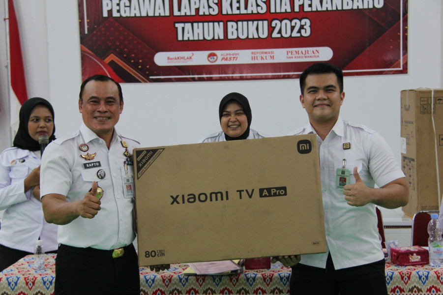 Banjir Door Prize, RAT Koperasi Pegawai Lapas Pekanbaru Berlangsung Meriah