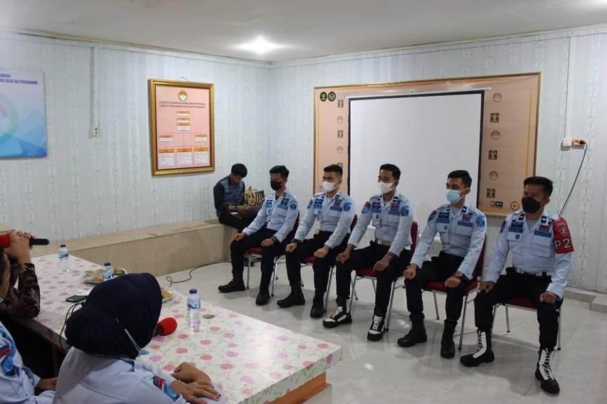 Evaluasi Pasca Pelatihan, Badiklat Kumham Kepri Kunjungani Lapas Kelas IIA Pekanbaru