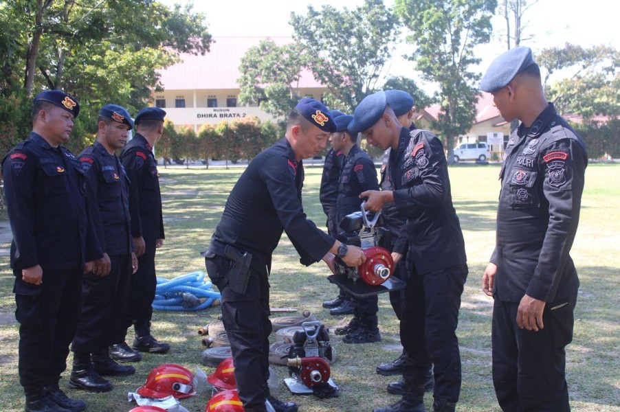 Brimob Polda Riau Gelar Latihan Aman Nusa II, Siap Jadi Garda Terdepan Saat Bencana