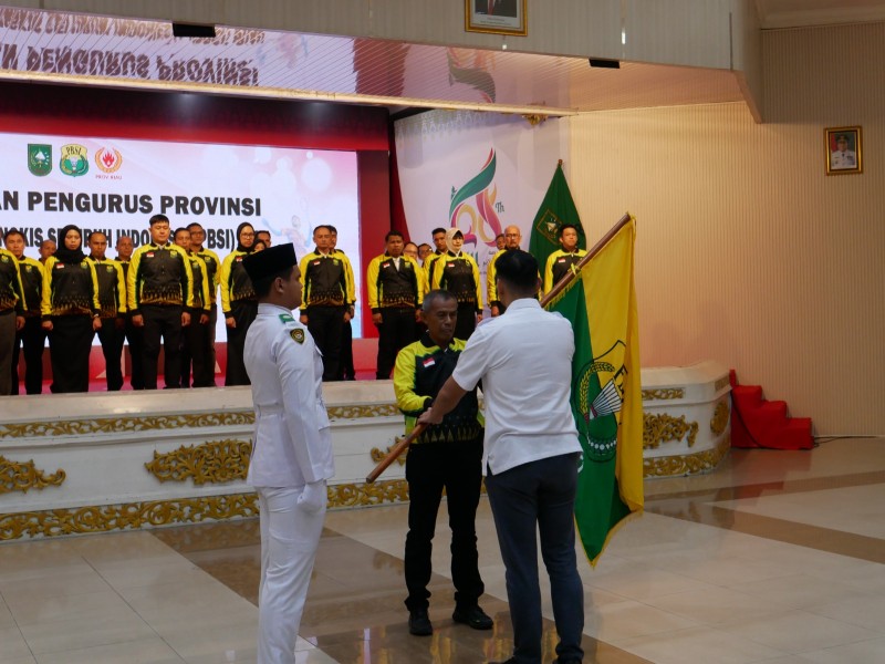 Resmi Dilantik, Pengurus PBSI Riau Siap Berkolaborasi Tingkatkan Prestasi Bulutangkis