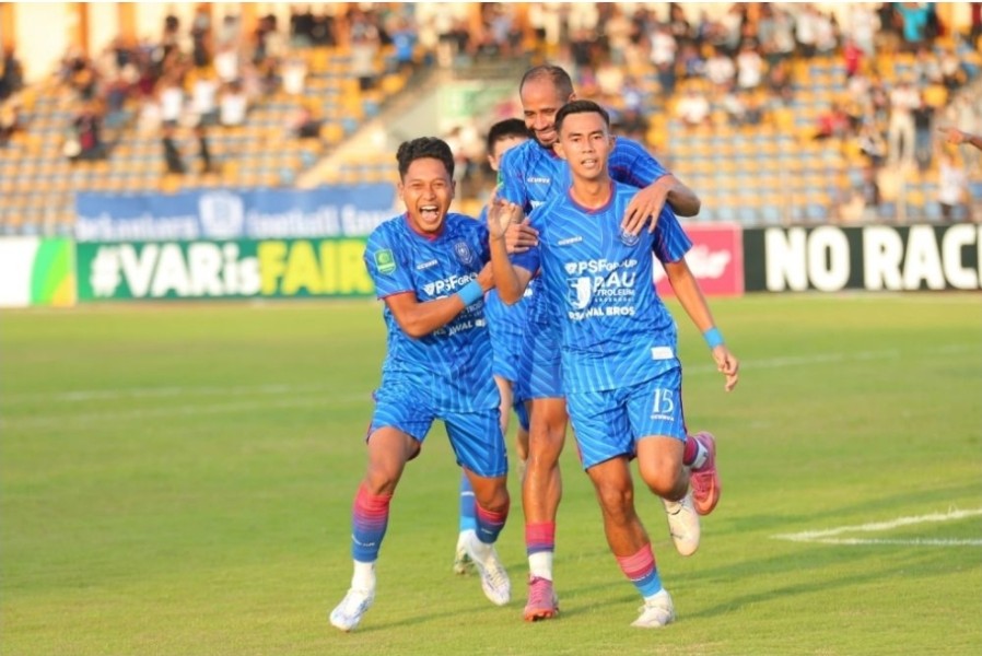 PSPS Pekanbaru Berhasil Mengamankan 3 Poin Usai Menang dari Sriwijaya FC