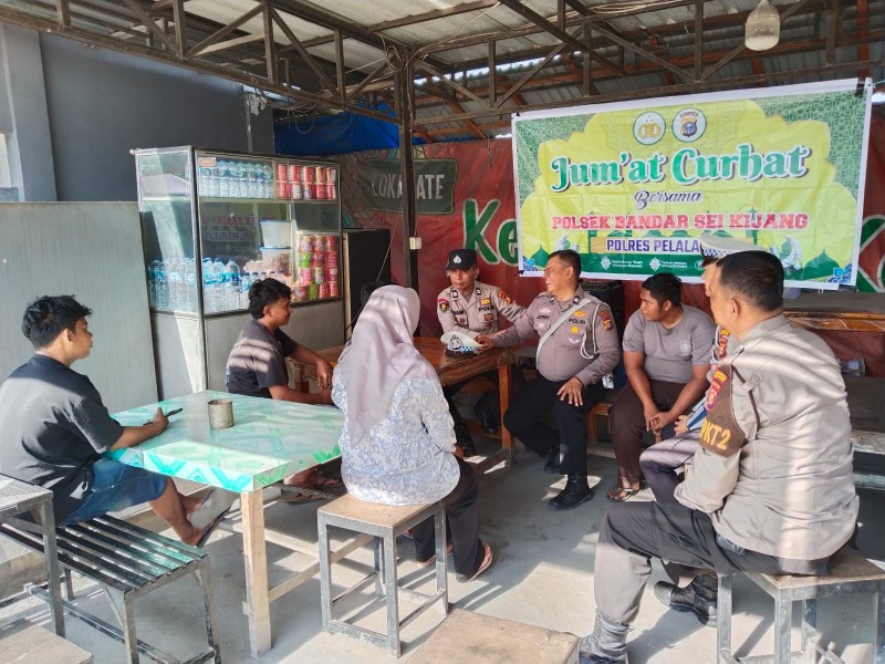 Polsek Bandar Sei Kijang Gelar Jumat Curhat, Masyarakat Dapat Salurkan Aspirasi dan Keluhan