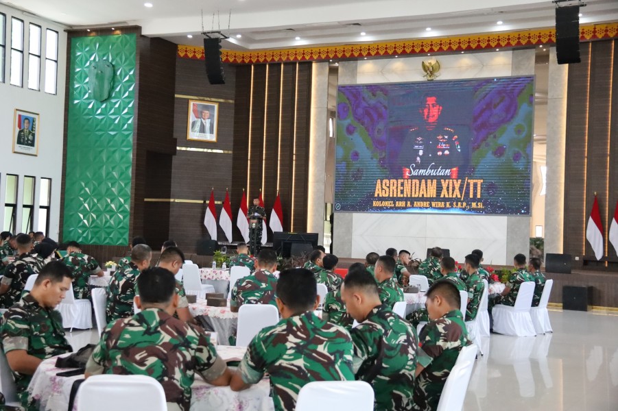 Rakernis TA 2026, Kodam XIX/Tuanku Tambusai Fokus Tingkatkan Efektivitas dan Akuntabilitas Anggaran
