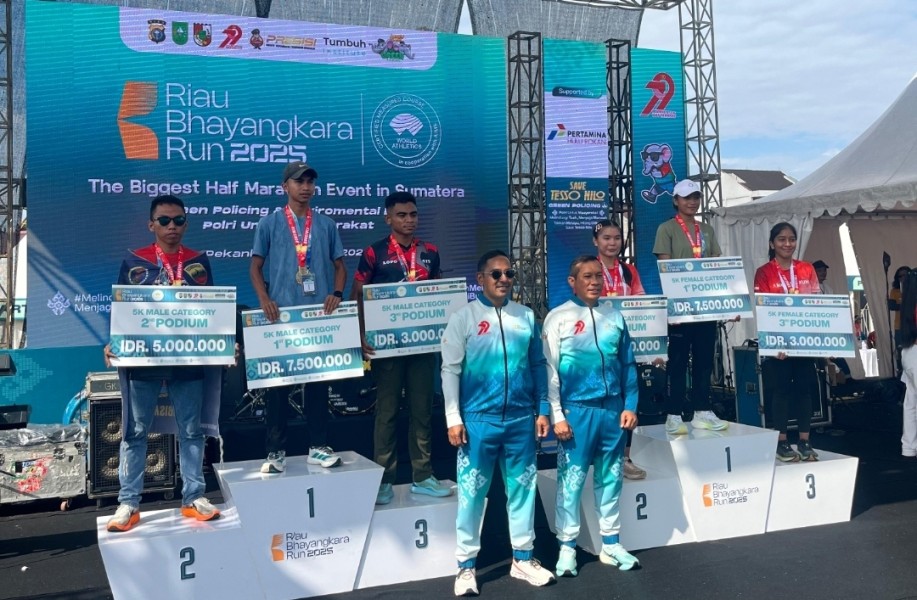 Prajurit Belibis Sukses Raih Podium 2 di 5K Riau Bhayangkara Run 2025