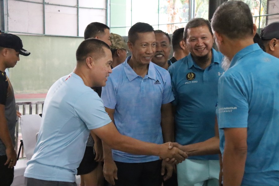 Kodam XIX Tuanku Tambusai dan PELTI Riau Gelar Friendly Match, Perkuat Sinergi Majukan Olahraga Tenis
