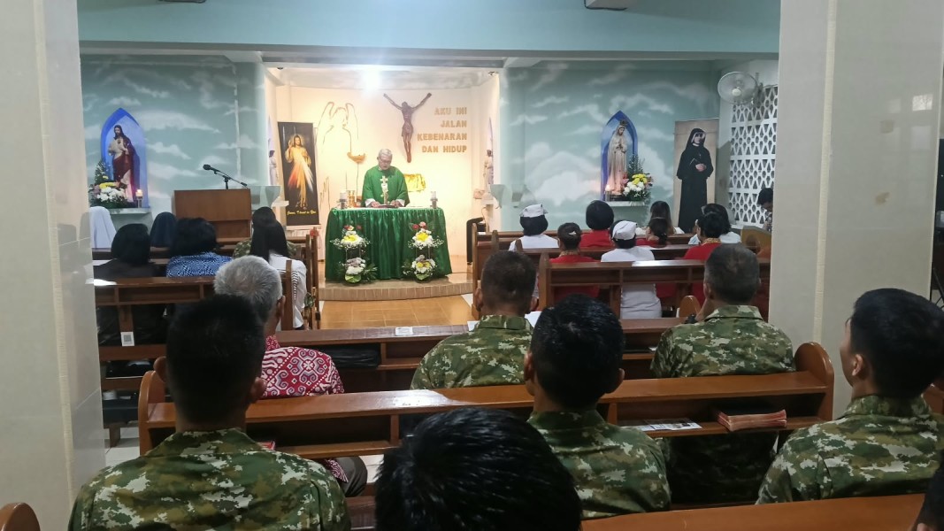 Doa Bersama Lintas Agama Dalam Rangka HUT Ke-1 Kodam XIX Tuanku Tambusai