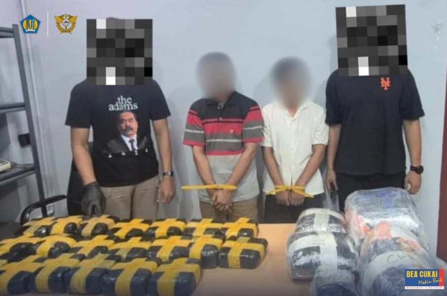 Bea Cukai Pekanbaru dan Bareskrim Polri Tangkap Bandar Narkoba di Pekanbaru