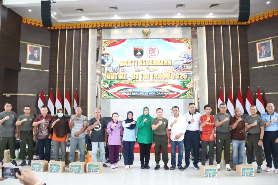 Kodam XIX/Tuanku Tambusai Gelar Bakti Sosial Kesehatan, TNI dan Masyarakat Bersatu dalam Aksi Kemanusiaan