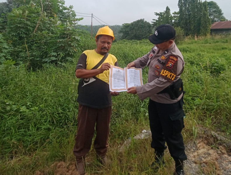 “Polsek Bandar Sei Kijang Laksanakan Patroli Karhutla”
