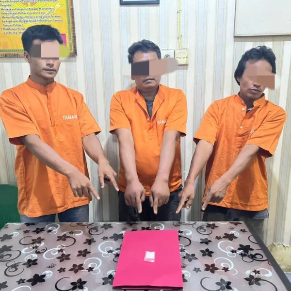 Tiga Pelaku Narkoba Berhasil Diringkus Polsek Tambang