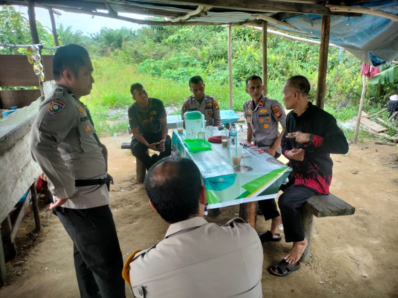Kapolsek Bandar Sei Kijang Laksanakan Koordinasi dan Pengecekan Lahan untuk Acara Penanaman Jagung Pipil