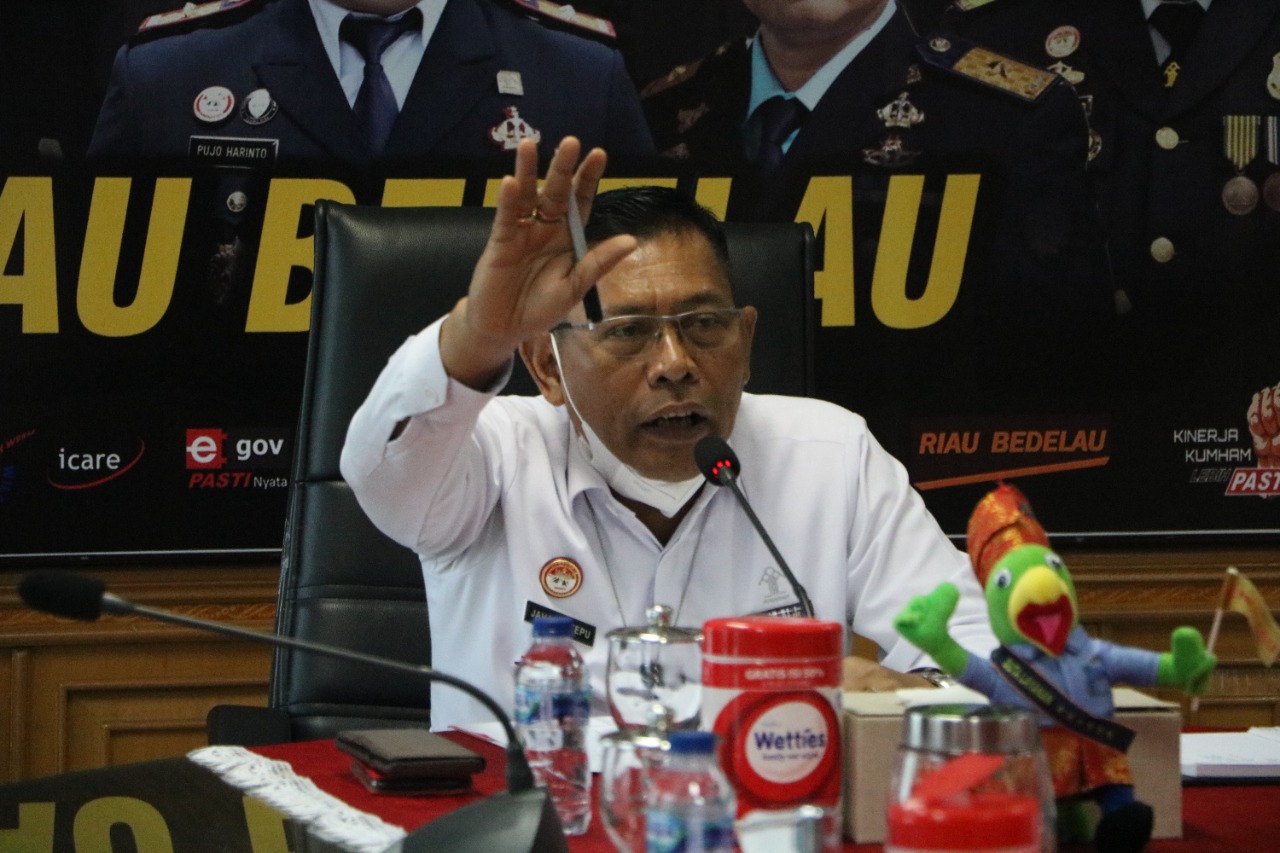 Kakanwil Riau Pertegas Kembali agar Tim Humas UPT Jalin Komunikasi dan Sinergi dengan Media