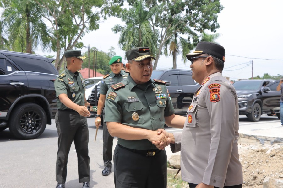 Danrem 031/WB Kunjungi Polres Kampar, Sinergitas TNI-Polri Semakin Solid Jaga Kamtibmas