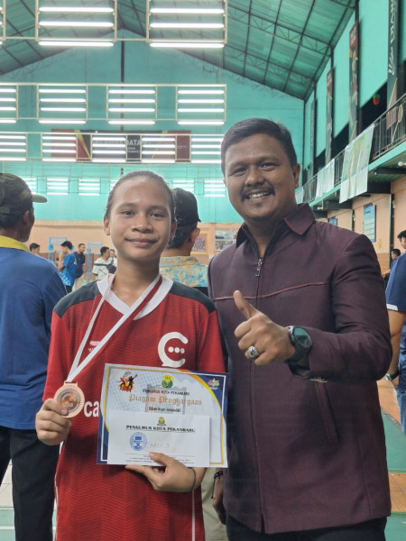 Polyn Abigael Hutagaol Atlet PB Berhasil Sabet Juara 3 di Open Turnamen Se Sumatera