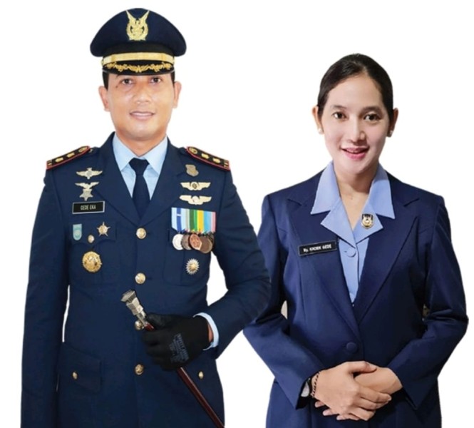 Mantan Dansat Pom AU Lanud Rsn Pekanbaru Letkol Pom I Gede Eka Santika Naik Pangkat Kolonel, Ini Jabatannya