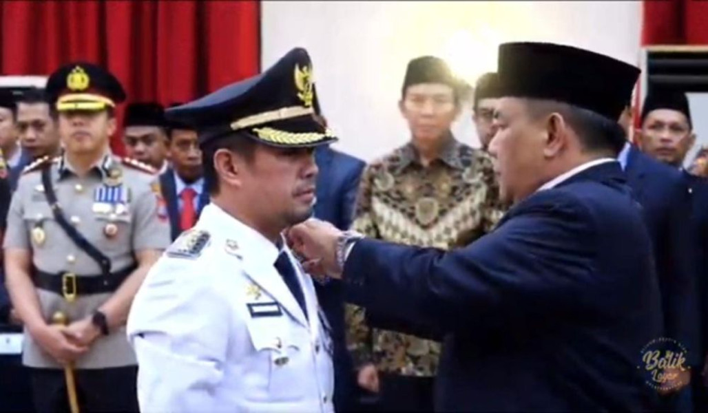 Penjabat (Pj) Gubernur Riau SF Hariyanto Lantik Risnandar Mahiwa sebagai Pj Wali Kota Pekanbaru