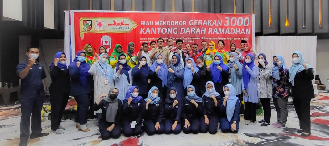 PMI Pekanbaru Berhasil Kumpulkan 2.300 Kantong Darah Di Kegiatan Gerakan 3.000 Kantong Darah