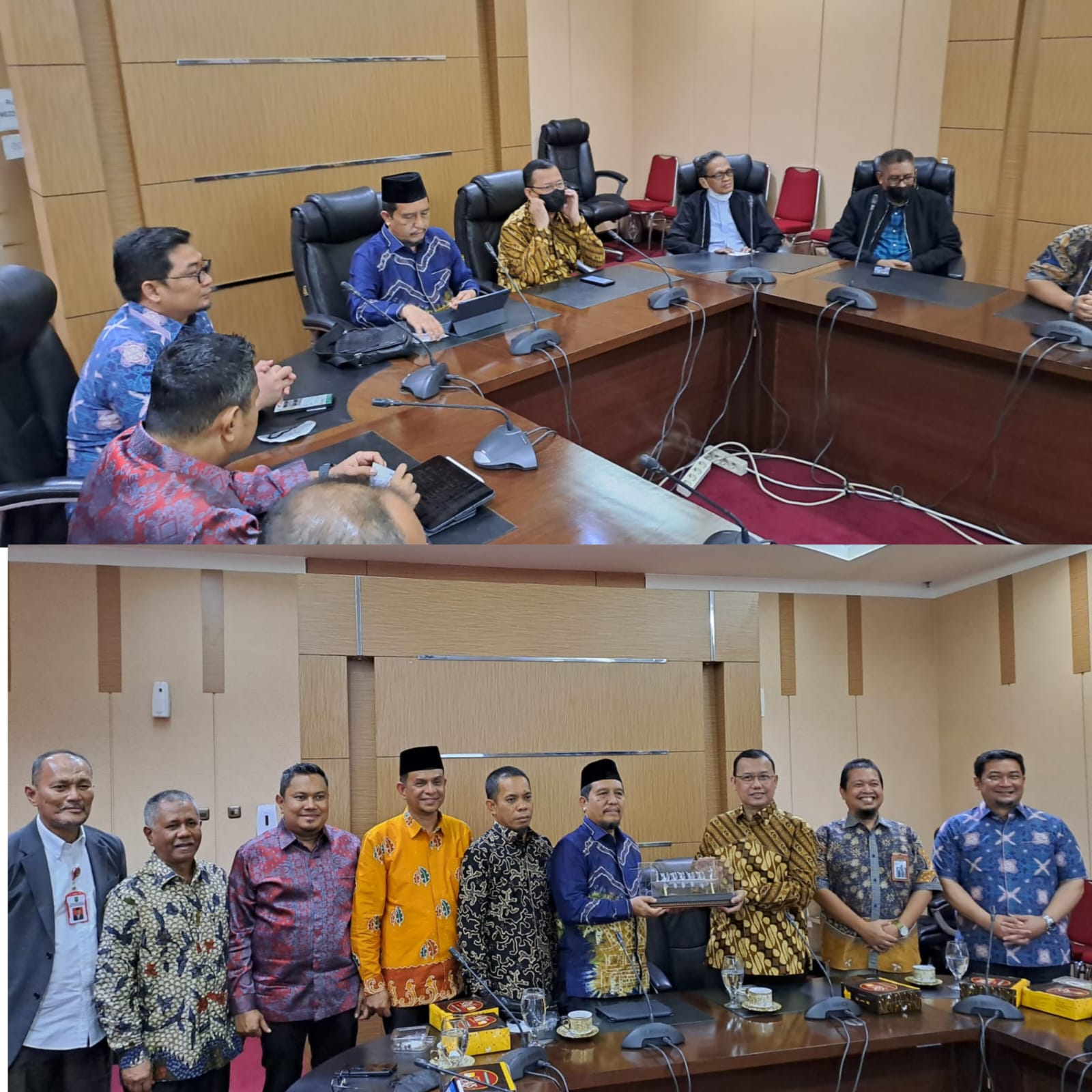 Pimpin Delegasi Ke KNEKS, Rektor Umri Sampaikan Program Unggulan KDEKS Riau