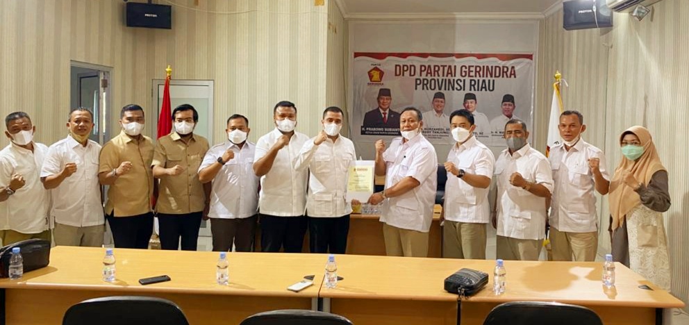 Muhammad Rahul jadi Ketua DPC Gerindra Kota Pekanbaru