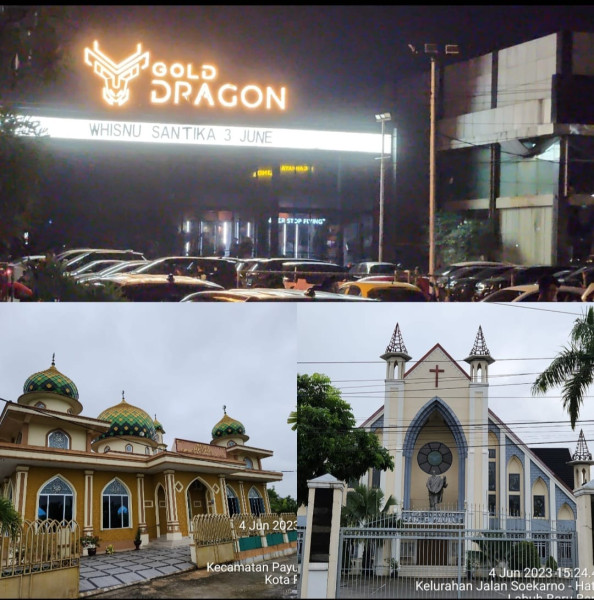 Masyarakat Resah, Hiburan Malam Gold Dragon Bebas Buka Berdekatan Dengan Rumah Ibadah Dan Sekolah