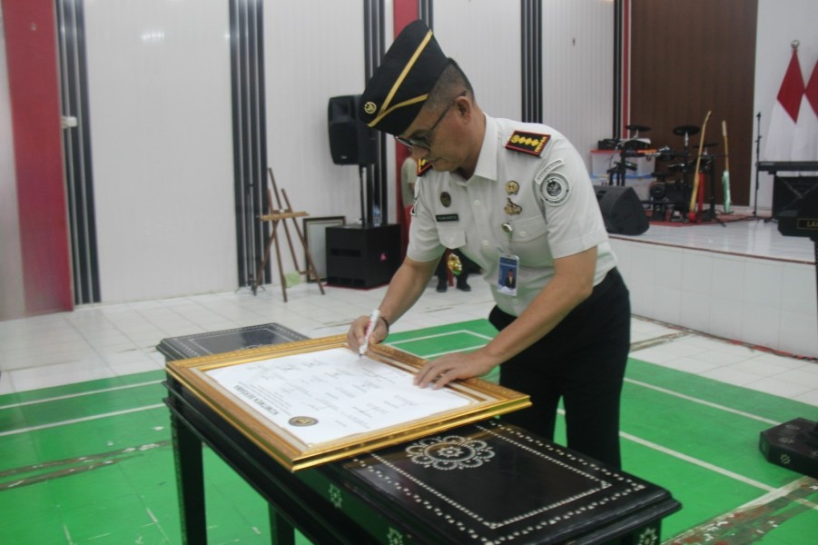 Penandatanganan Komitmen Bersama dan Pakta Integritas, Lapas Pekanbaru Tegaskan Pembangunan Zona Integritas 2026