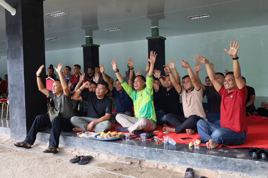 Pangdam Kodam XIX Tuanku Tambusai Pimpin Nobar Piala Dunia FIFA 2026, Soliditas Personel Kian Menguat