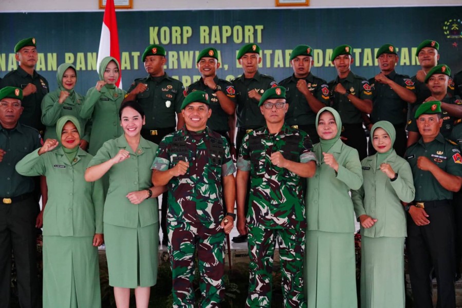 Upacara Kenaikan Pangkat Digelar, Danpuslatpur Beri Motivasi Prajurit