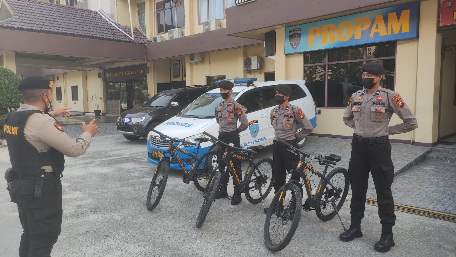 Antisipasi Bali, Sat Samapta Rutin Blue Light Patroli