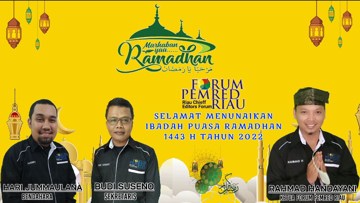 Pererat Silaturrahim, Forum Pemred Riau Akan Adakan Buka Puasa Bersama