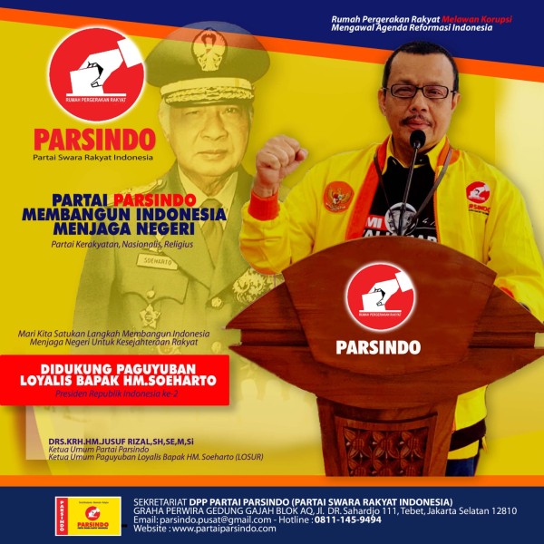 Partai Loyalis Soeharto, Parsindo Mulai Konsolidasi Memanaskan Mesin Partai Menuju Pemilu 2029