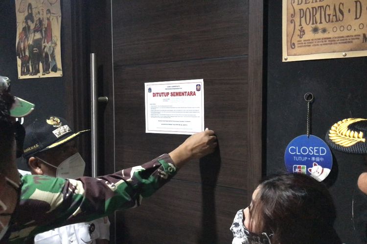 47 Tempat Usaha di Jakpus Dikenai Sanksi Akibat Langgar PPKM