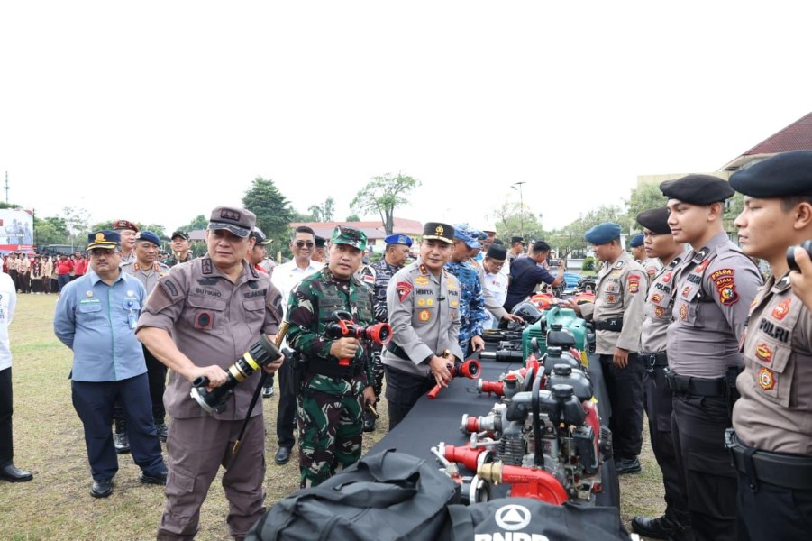 Brimob Polda Riau Siaga: Apel Kesiapan Tanggap Darurat Bencana 2025